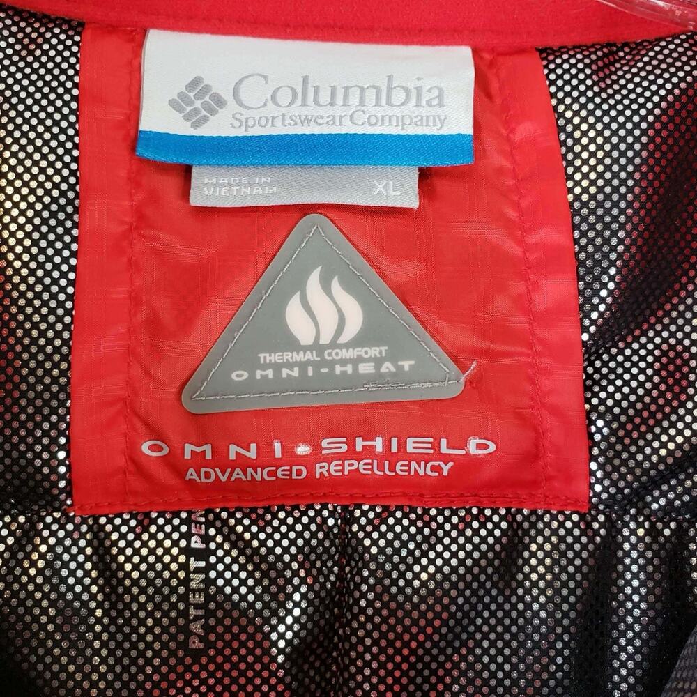 Columbia Quilted Puffer Vest Full Zip Omni Heat Red Sleeveless Women’s Size XL - Picture 6 of 8